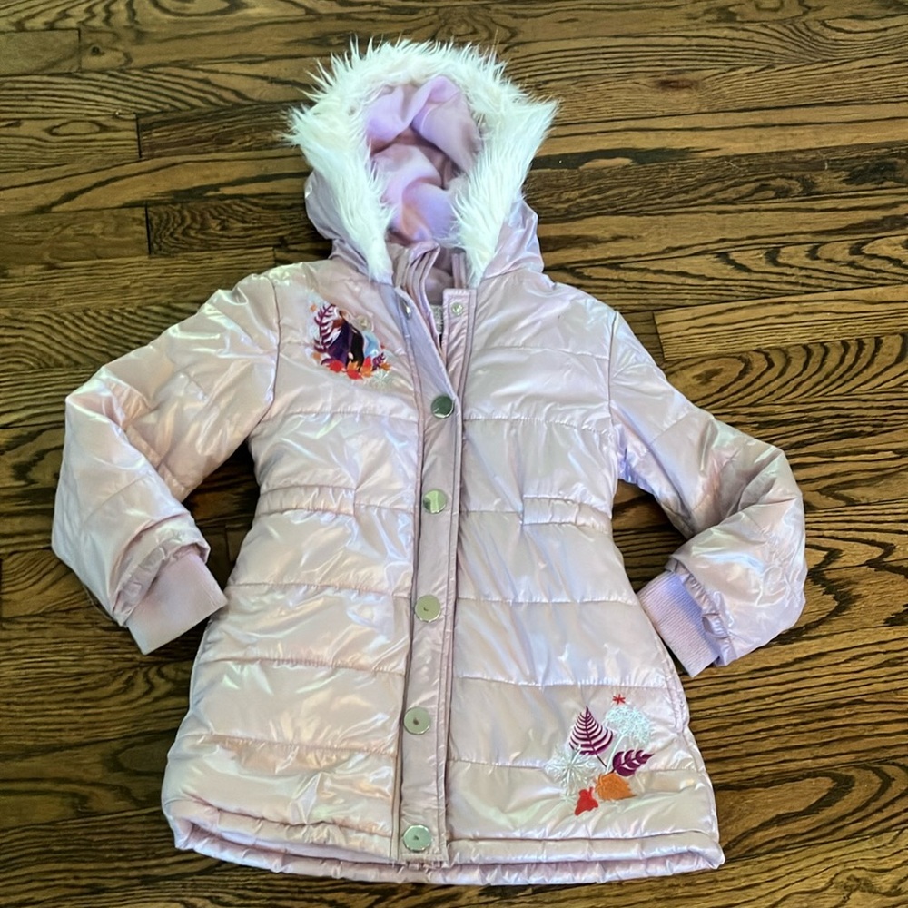 Disney winter lined coat (sz 5/6)